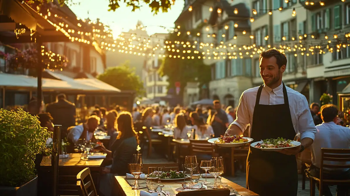 SwissTrustWidget auf einer Restaurant-Website