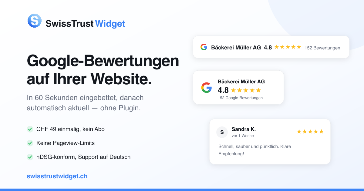 SwissTrustWidget preview